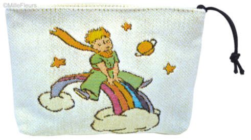 The Little Prince on a rainbow