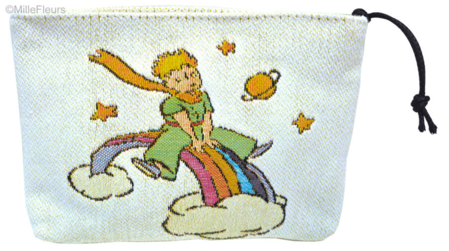 The Little Prince on a rainbow Make-up Bags The Little Prince - Mille Fleurs Tapestries