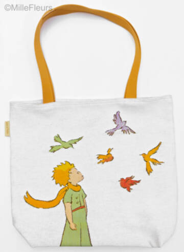 El Principito con pájaros