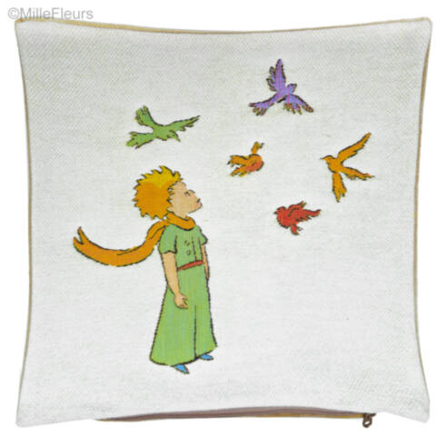 The Little Prince with birds