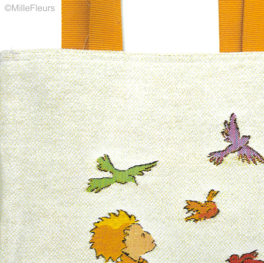 De Kleine Prins met vogels Shoppers De Kleine Prins - Mille Fleurs Tapestries
