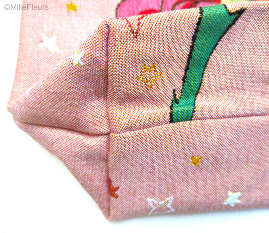 De Kleine Prins op een roos Shoppers De Kleine Prins - Mille Fleurs Tapestries