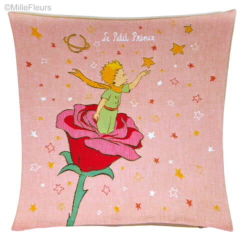The Little Prince on a rose