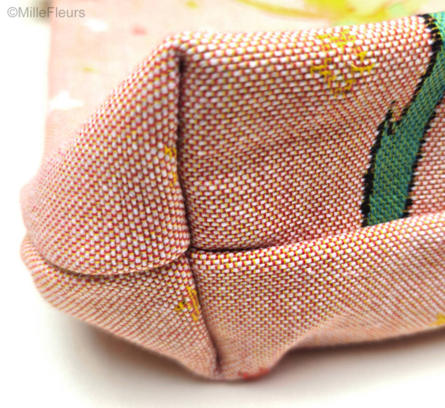 The Little Prince on a rose Tote Bags The Little Prince - Mille Fleurs Tapestries