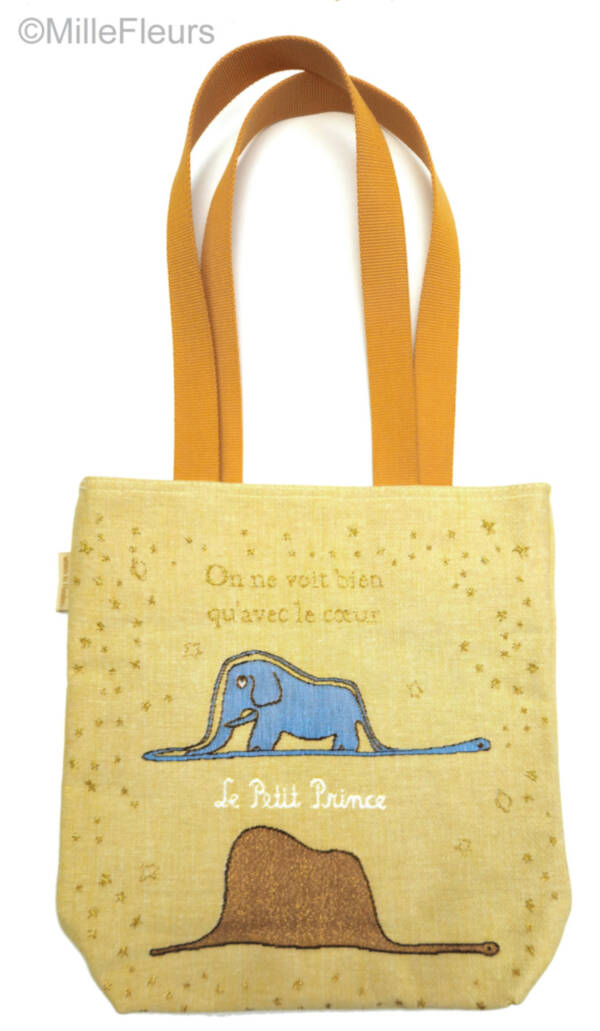 The Little Prince boa eats elephant Tote Bags The Little Prince - Mille Fleurs Tapestries