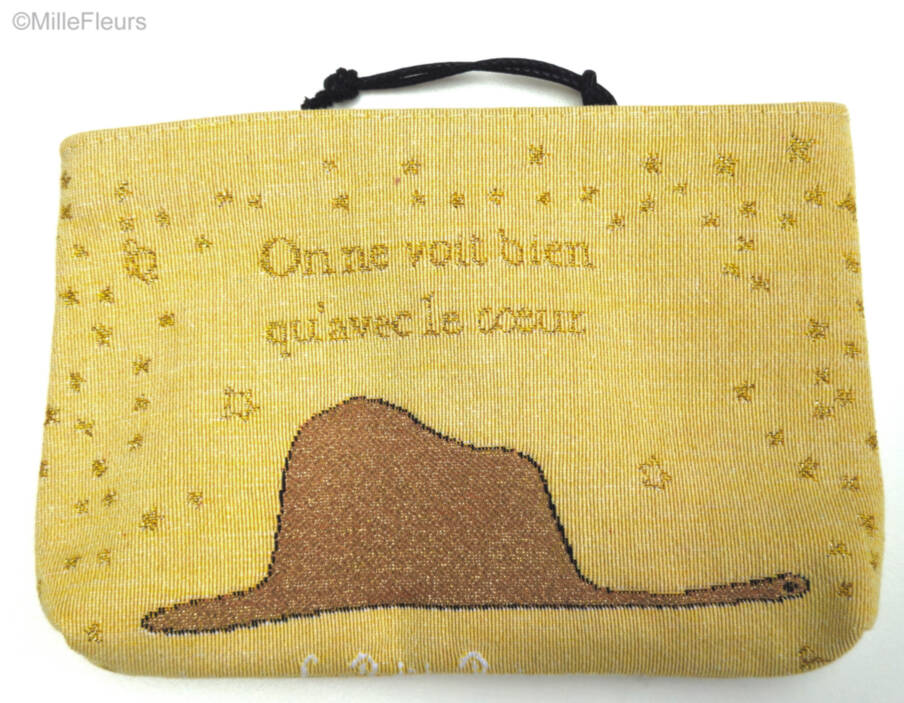 De Kleine Prins boa eet een olifant Make-up Tasjes De Kleine Prins - Mille Fleurs Tapestries
