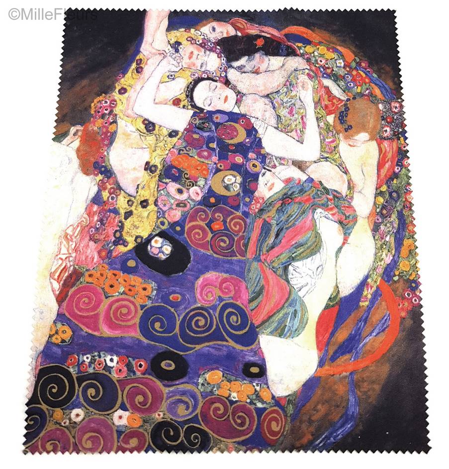 Las Vírgenes (Gustav Klimt) Accesorios Estuches para gafas - Mille Fleurs Tapestries