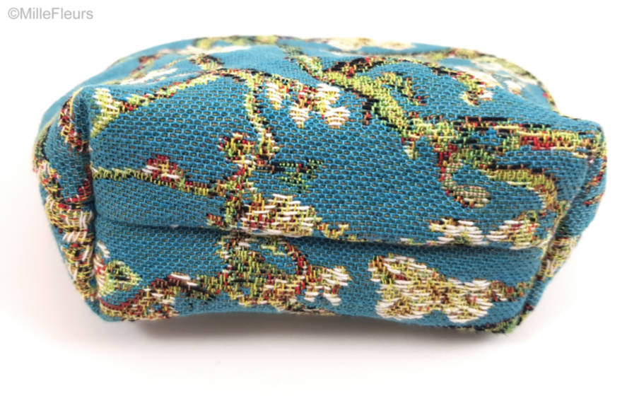 Almendra (Van Gogh) Bolsas de Maquillaje Estuches con Cremallera - Mille Fleurs Tapestries
