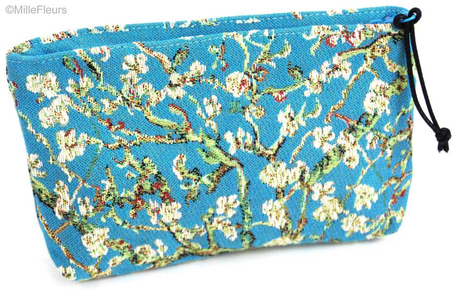 Almendra (Van Gogh) Bolsas de Maquillaje Estuches con Cremallera - Mille Fleurs Tapestries