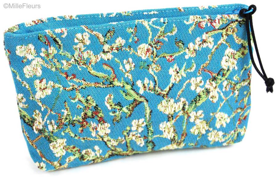 Almond (Van Gogh) Make-up Bags Zipper Pouches - Mille Fleurs Tapestries