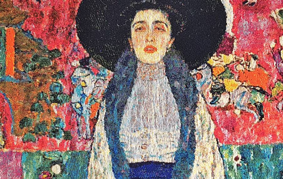 Adèle Bloch Bauer (Klimt) Kussenslopen Gustav Klimt - Mille Fleurs Tapestries