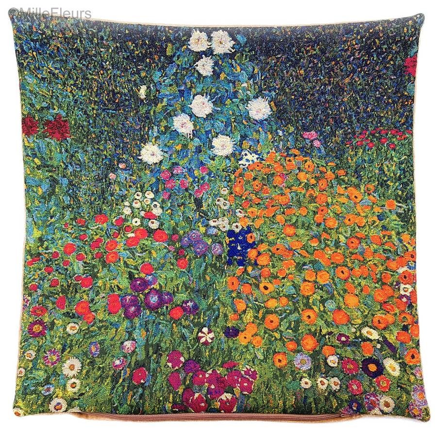 Jardin de Fleurs (Klimt) Housses de coussin Gustav Klimt - Mille Fleurs Tapestries