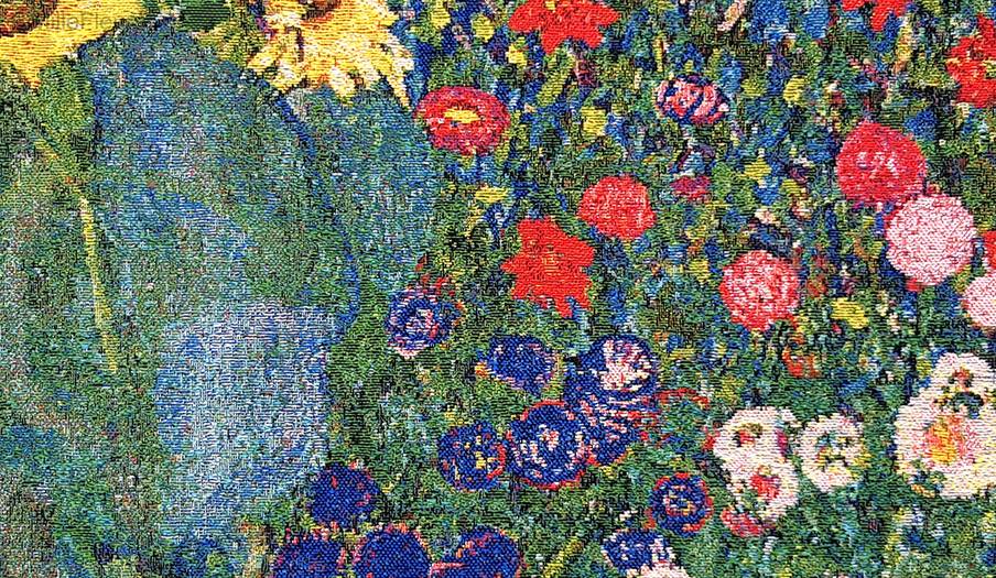 Country Garden (Klimt) Tapestry cushions Gustav Klimt - Mille Fleurs Tapestries