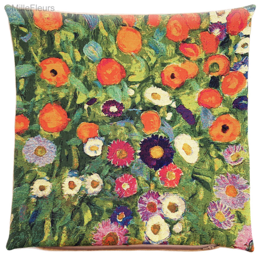 Flower Garden (Klimt) Tapestry cushions Gustav Klimt - Mille Fleurs Tapestries