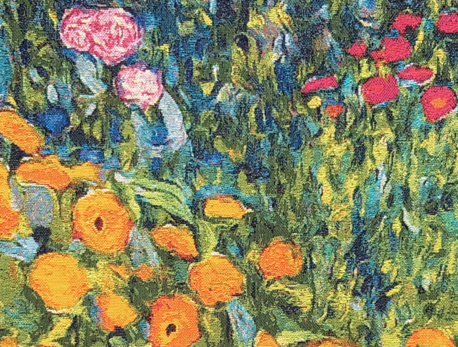 Jardín de Flores (Klimt) Fundas de cojín Gustav Klimt - Mille Fleurs Tapestries