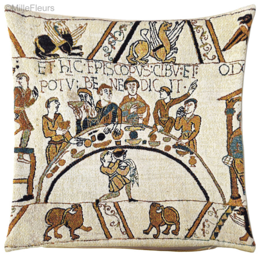 Episcopvs Tapestry cushions Bayeux tapestry - Mille Fleurs Tapestries