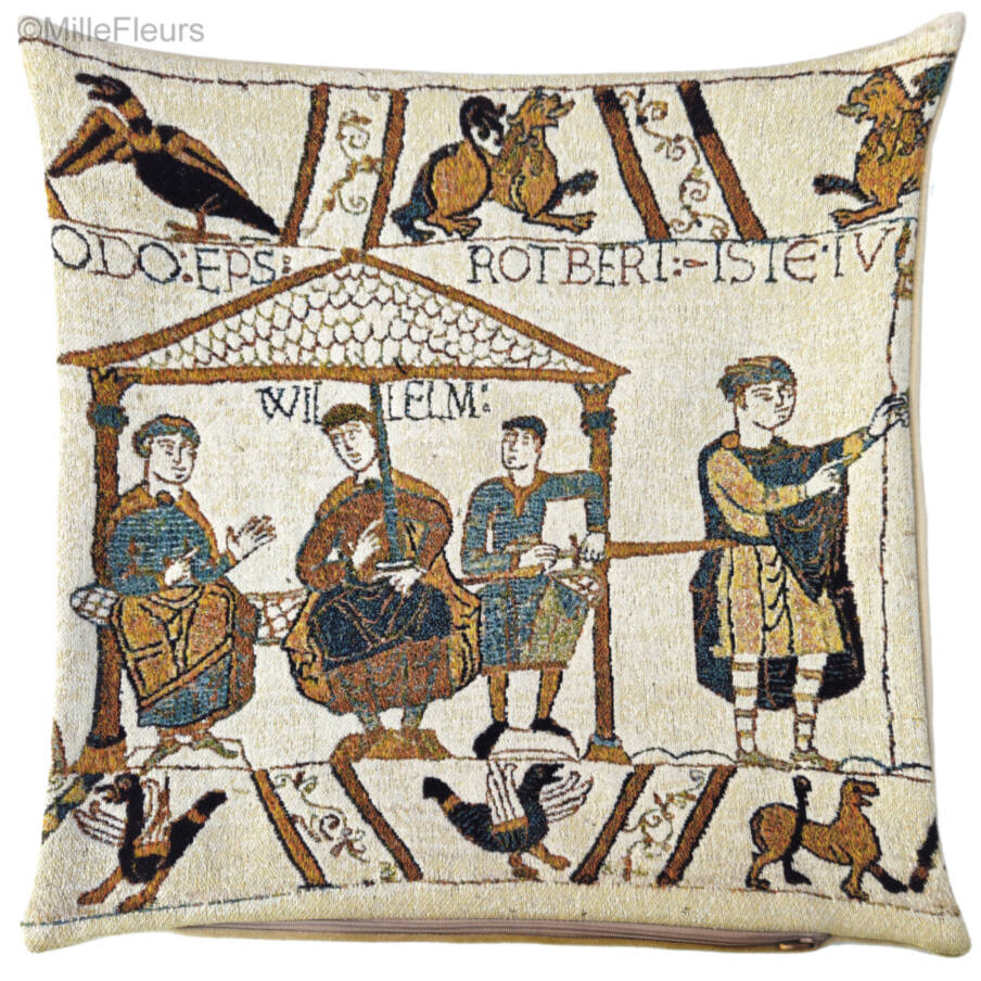 Willelm Sierkussens Wandtapijt van Bayeux - Mille Fleurs Tapestries