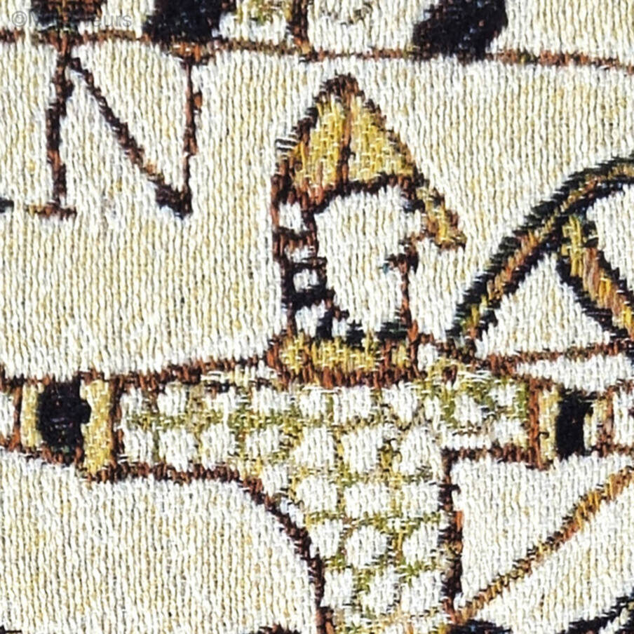 Contra Anglo Tapestry cushions Bayeux tapestry - Mille Fleurs Tapestries