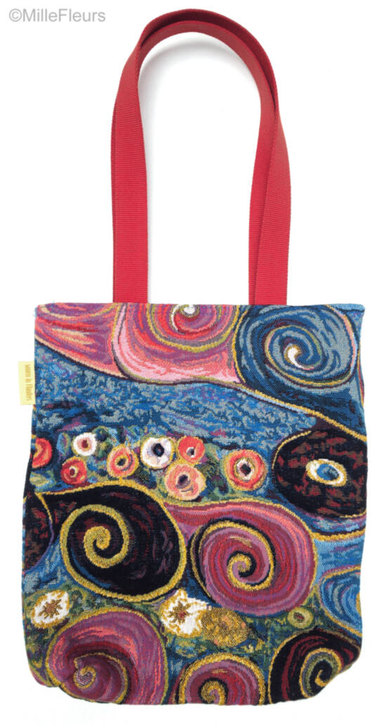 Maagdelijke Cirkels Shoppers Gustav Klimt - Mille Fleurs Tapestries