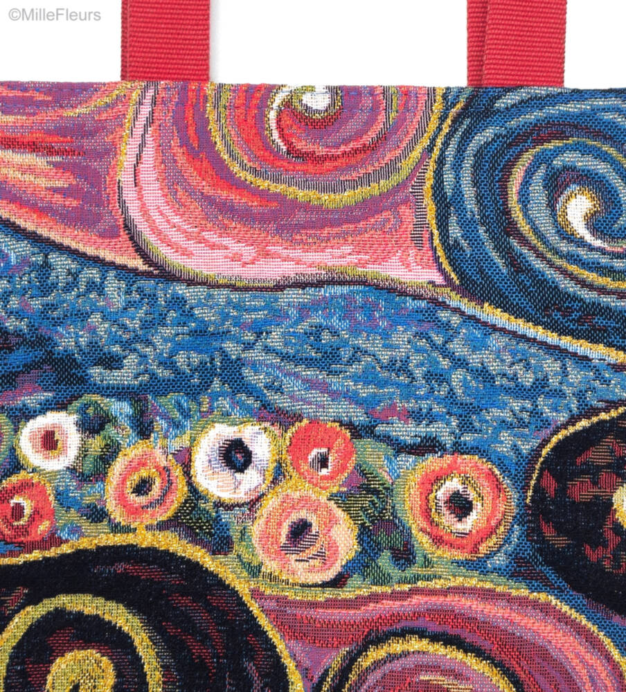 Maagdelijke Cirkels Shoppers Gustav Klimt - Mille Fleurs Tapestries
