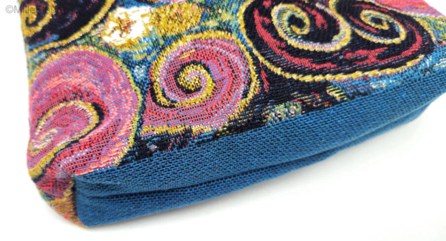 Virgin Circles Make-up Bags Zipper Pouches - Mille Fleurs Tapestries