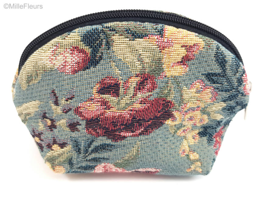 Juliette Make-up Bags Zipper Pouches - Mille Fleurs Tapestries