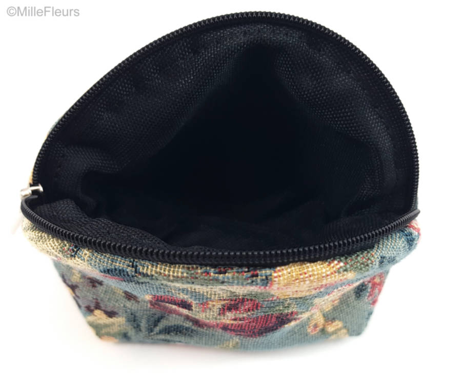 Juliette Make-up Bags Zipper Pouches - Mille Fleurs Tapestries