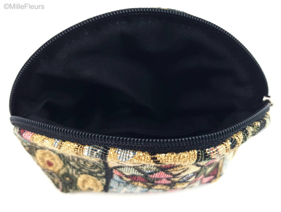 Klimt I Make-up Bags Zipper Pouches - Mille Fleurs Tapestries