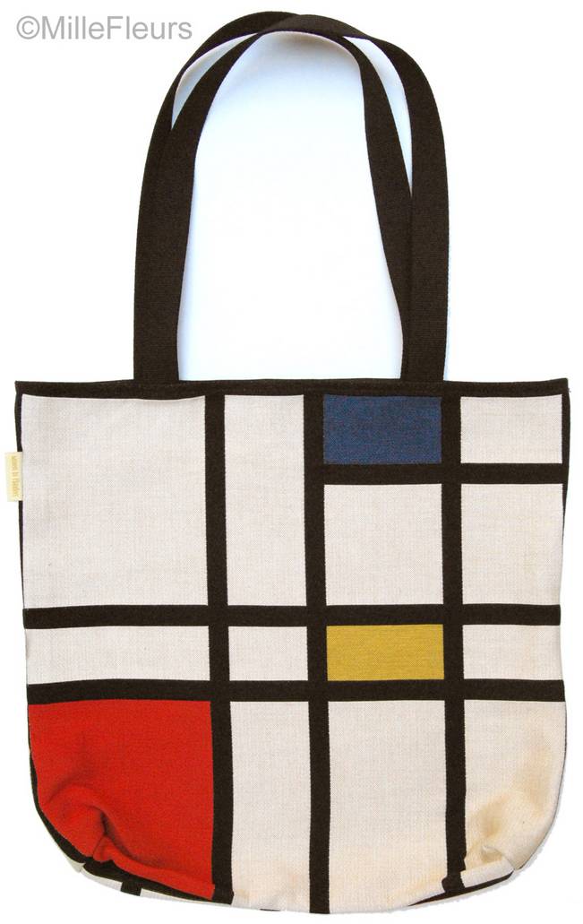 Mondriaan Tote Bags Masterpieces - Mille Fleurs Tapestries