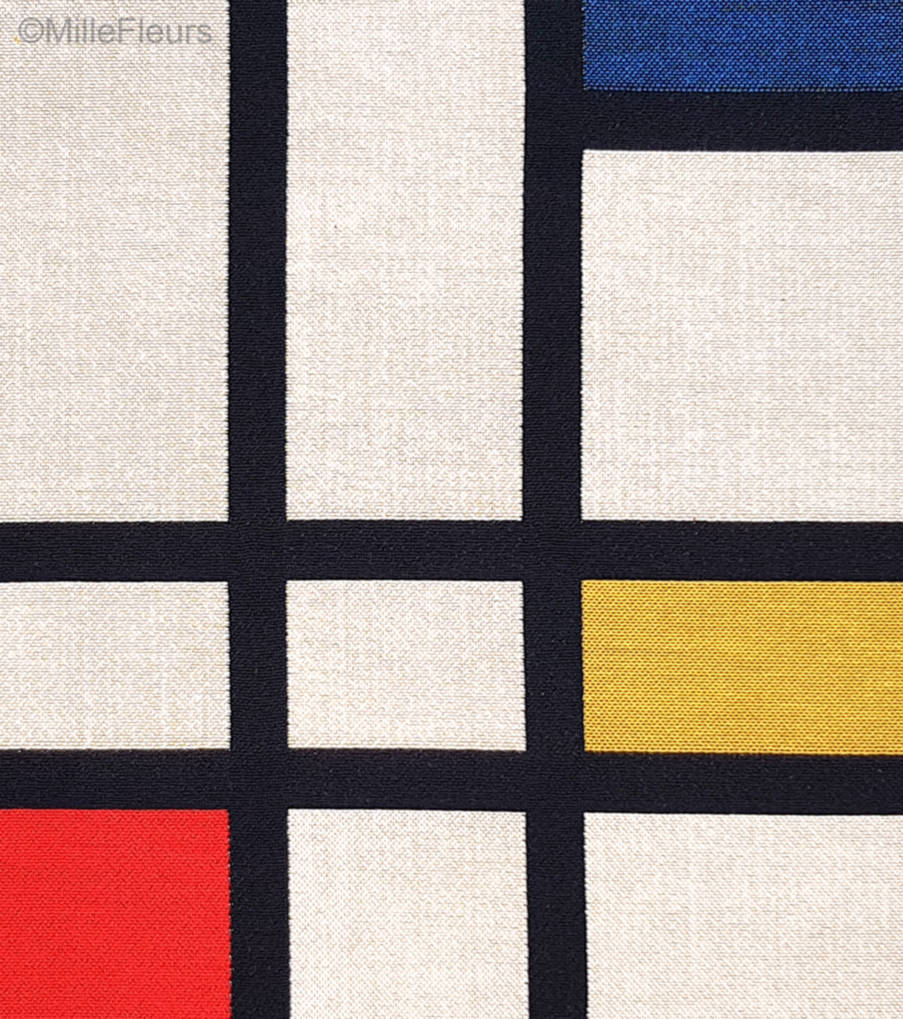 Mondriaan Kussenslopen Meesterwerken - Mille Fleurs Tapestries
