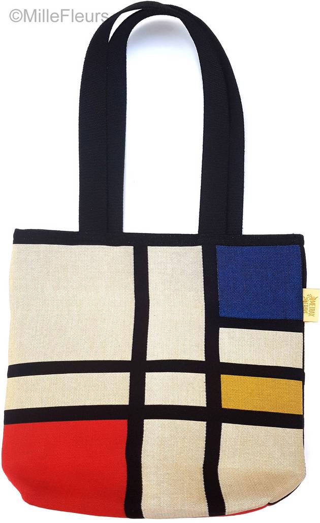 Mondriaan Tote Bags Masterpieces - Mille Fleurs Tapestries