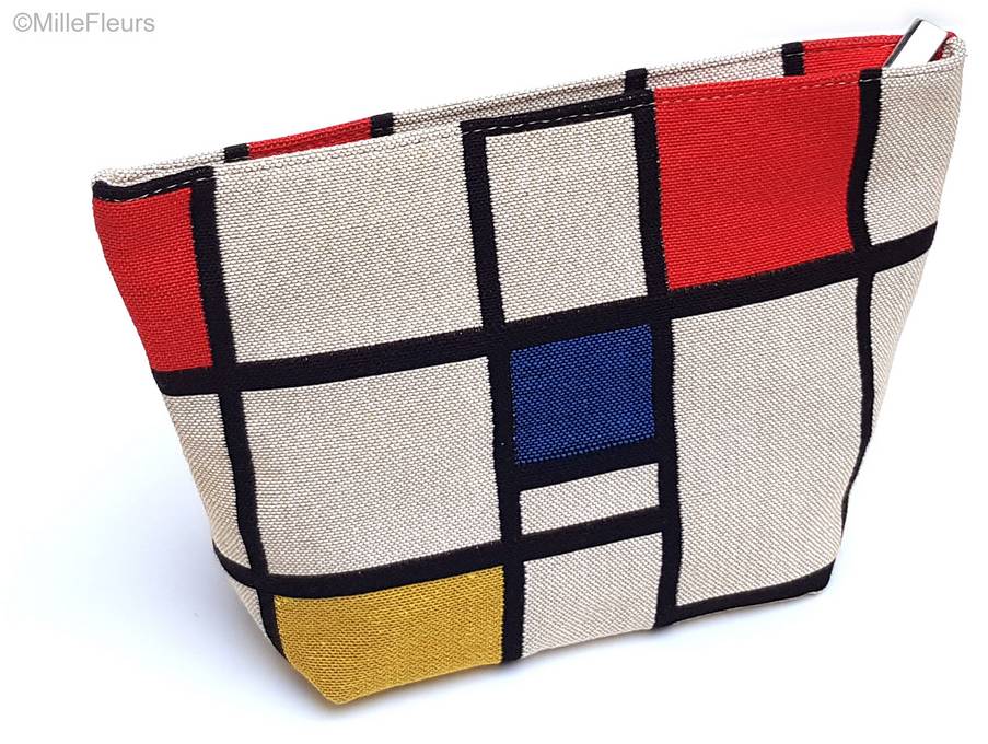 Mondriaan Bolsas de Maquillaje Obras Maestras - Mille Fleurs Tapestries