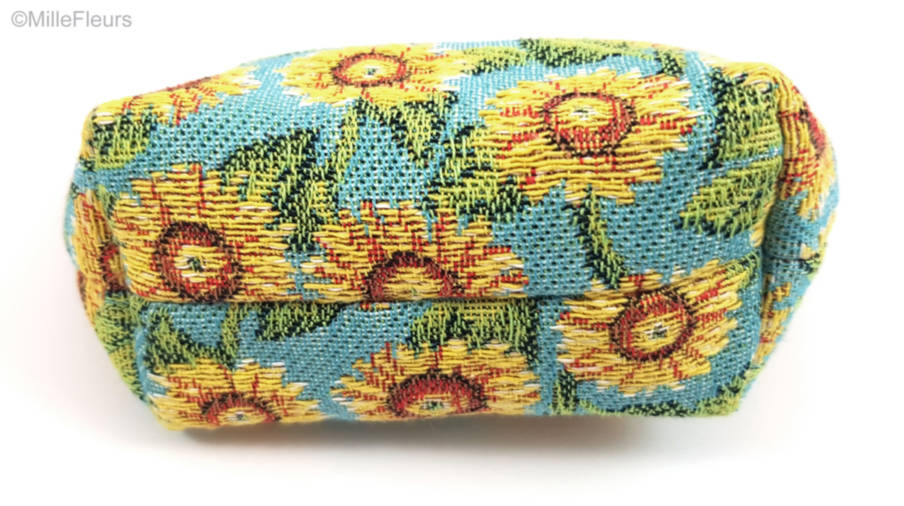 Girasoles Bolsas de Maquillaje Estuches con Cremallera - Mille Fleurs Tapestries