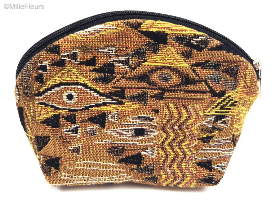 Klimt II Bolsas de Maquillaje Estuches con Cremallera - Mille Fleurs Tapestries