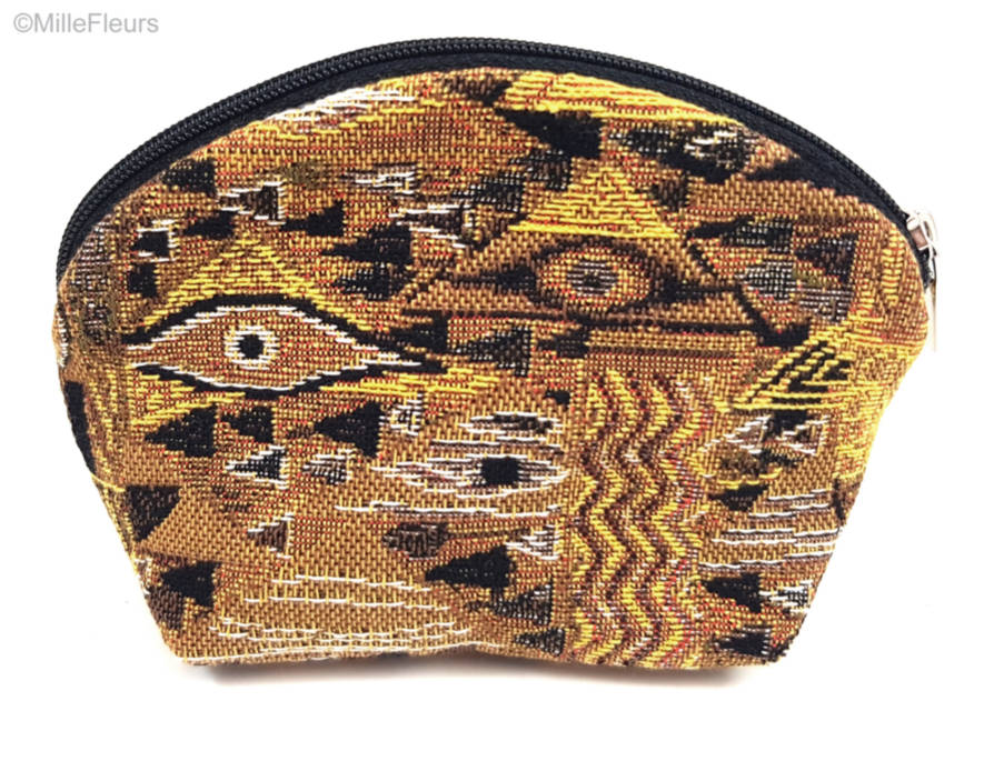 Klimt II Make-up Tasjes Ritszakjes - Mille Fleurs Tapestries