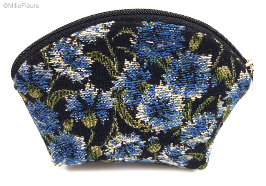 Cornflower Make-up Bags Zipper Pouches - Mille Fleurs Tapestries