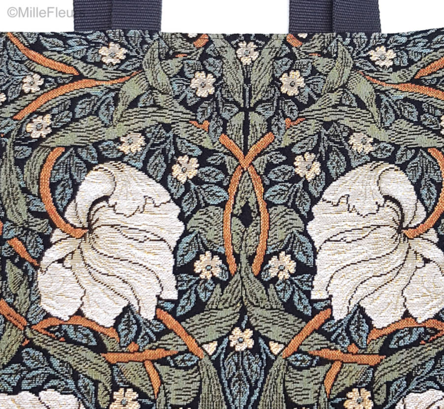 Pimpernel (William Morris) Tote Bags William Morris - Mille Fleurs Tapestries