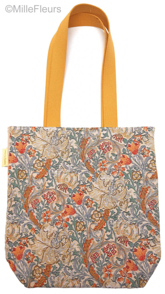 Golden Lily (William Morris), beige Shoppers William Morris - Mille Fleurs Tapestries
