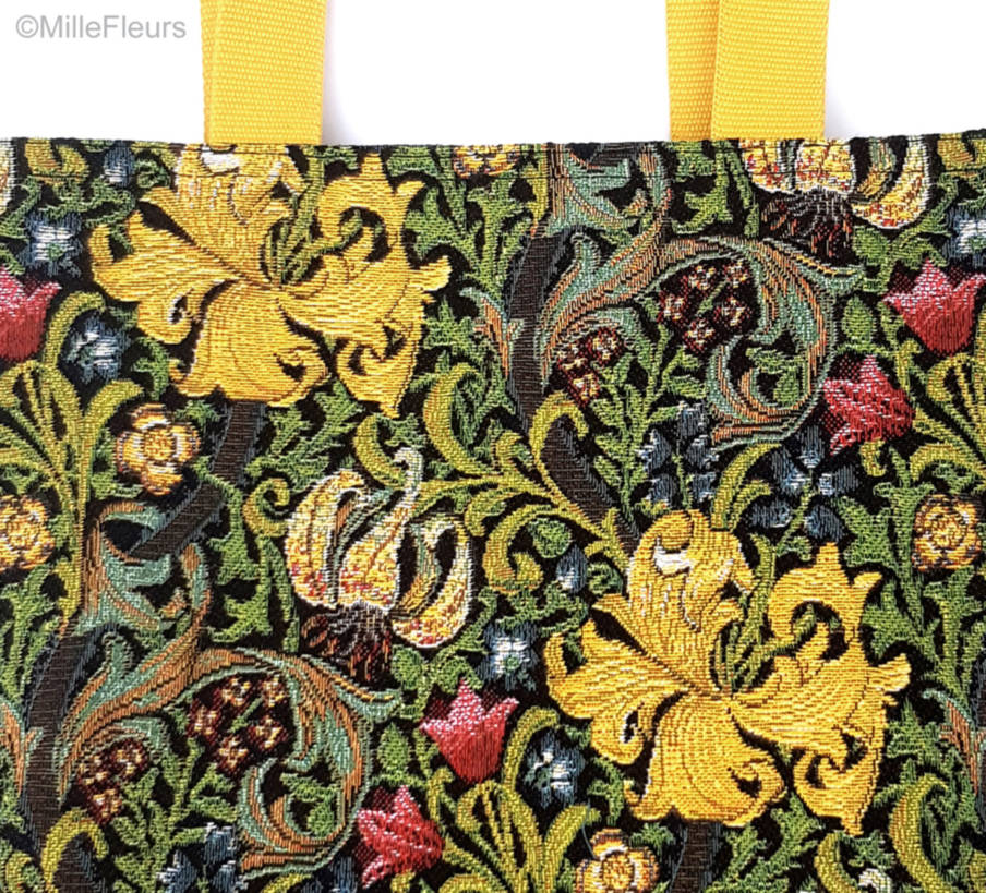 Golden Lily (William Morris), vert Shoppers William Morris - Mille Fleurs Tapestries