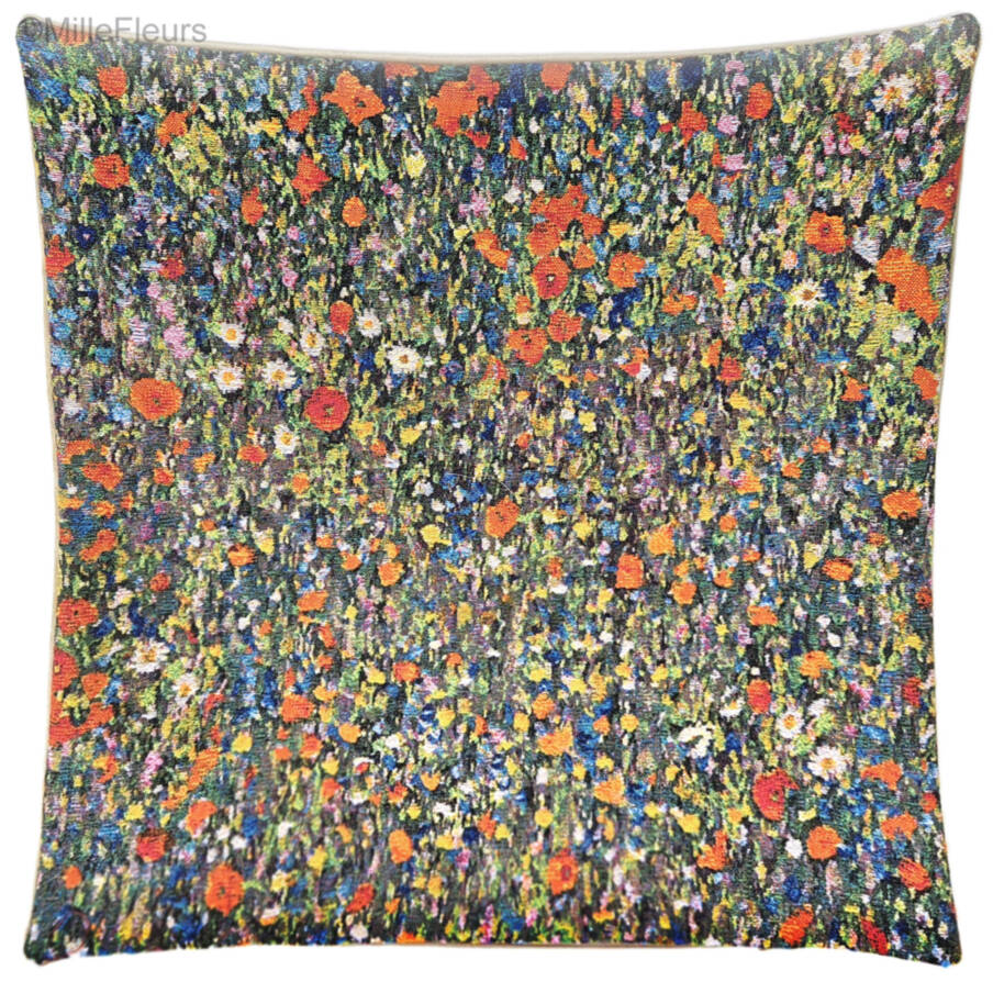 Klaproosveld Sierkussens Gustav Klimt - Mille Fleurs Tapestries
