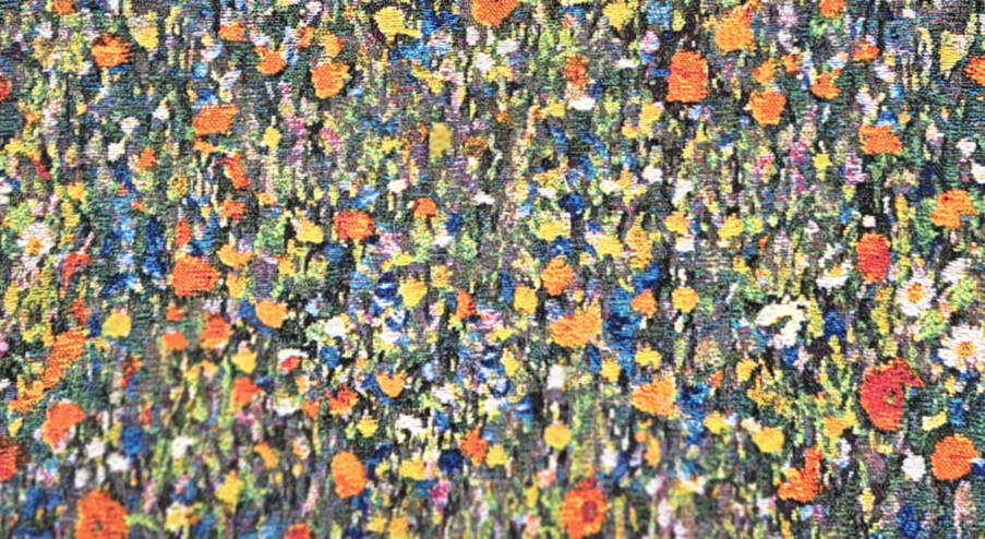Klaproosveld Sierkussens Gustav Klimt - Mille Fleurs Tapestries