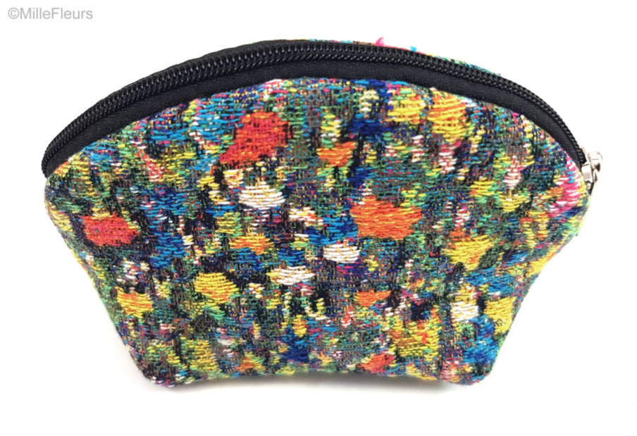 Jardin de Fleurs (Klimt) Sacs de Maquillage Pochettes Zippées - Mille Fleurs Tapestries