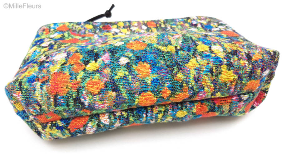 Campo de Amapolas (Klimt) Bolsas de Maquillaje Estuches con Cremallera - Mille Fleurs Tapestries