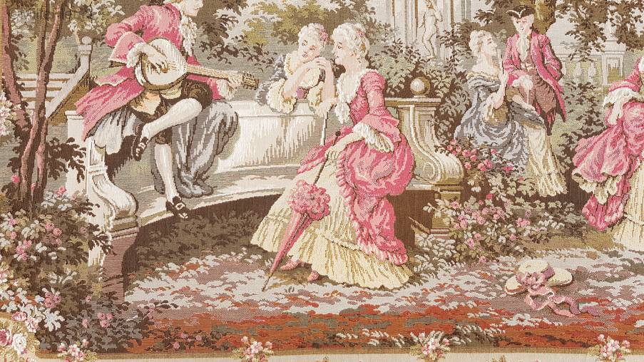 François Boucher Tapisseries murales Romantique et Pastoral - Mille Fleurs Tapestries