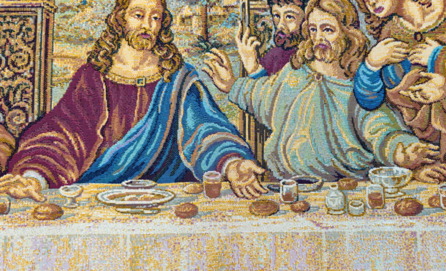 Last Supper (Leonardo Da Vinci) Wall tapestries Religious - Mille Fleurs Tapestries