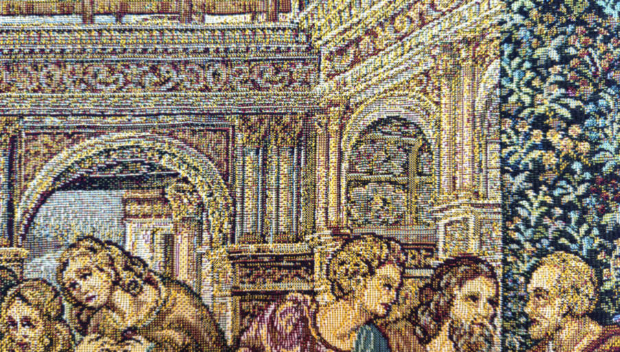 Última Cena (Leonardo Da Vini) Tapices de pared Religiosos - Mille Fleurs Tapestries