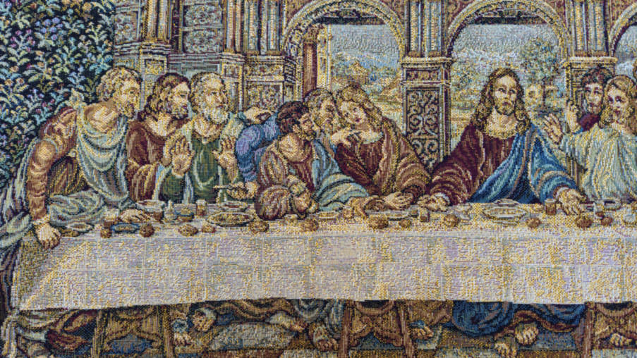 Last Supper (Leonardo Da Vinci) Wall tapestries Religious - Mille Fleurs Tapestries