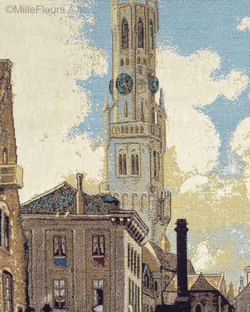 Rozenhoedkaai 1875 Wall tapestries Bruges and Flanders - Mille Fleurs Tapestries