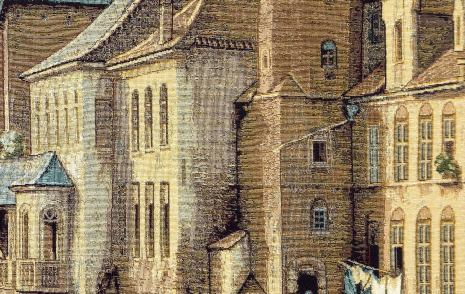 Rozenhoedkaai 1875 Wall tapestries Bruges and Flanders - Mille Fleurs Tapestries