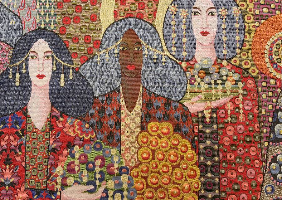 Aladdin Wall tapestries Gustav Klimt - Mille Fleurs Tapestries